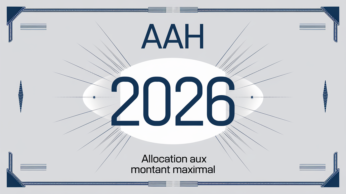 Montant maximal AAH 2026 billet graphique