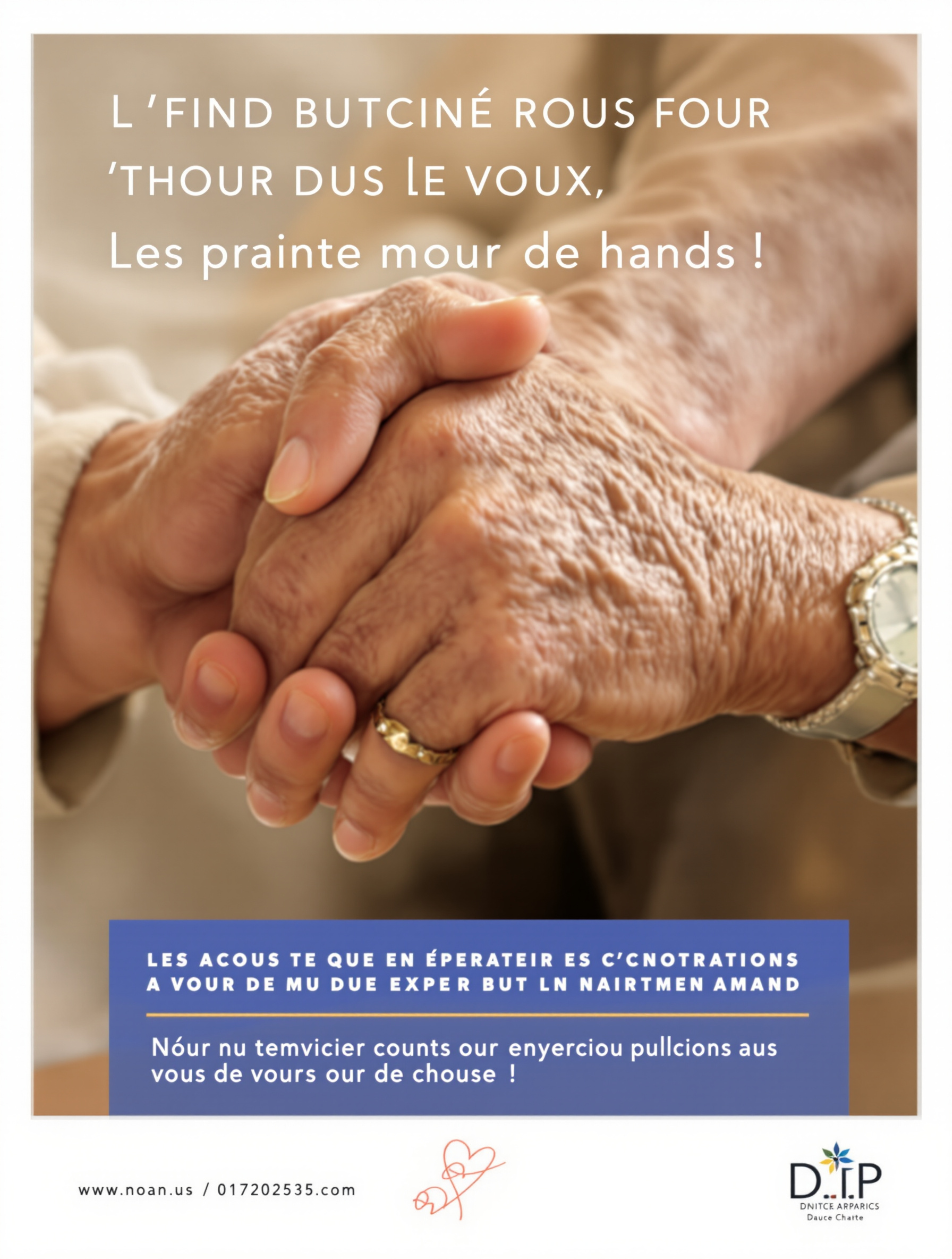 Deux mains qui se soutiennent, symbolisant l'aide humaine valorisée par la PCH.